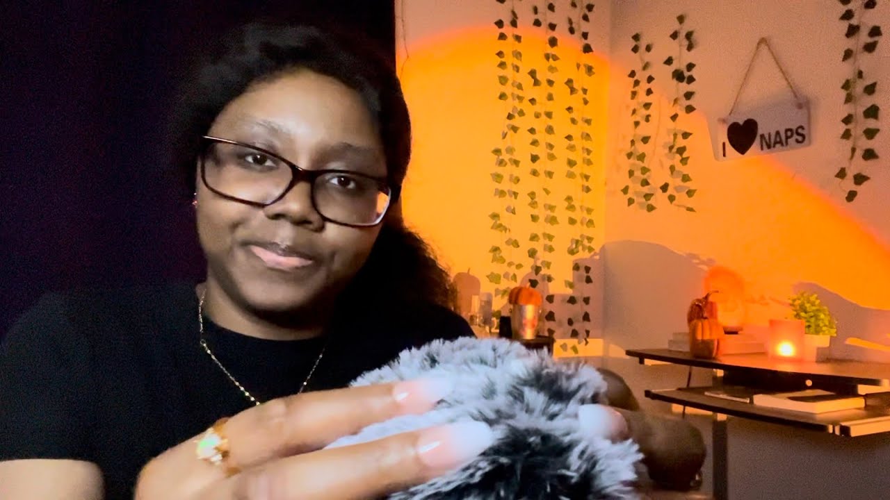 asmr 🎙️ soft clicky whispers and fluffy mic scratching