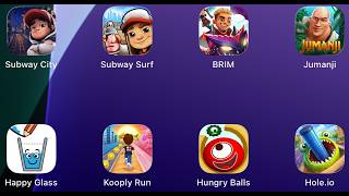 Subway City, Subway Surf, BRIM, Jumanji, Happy Glass, Kooply Run, Hungry Balls, Hole.io screenshot 5
