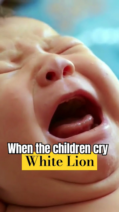 When the children cry #whitelion #children #crying