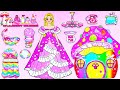 Paper Dolls Dress Up - Rapunzel&#39;s Home Decorate Rainbow Mushrooms &amp; Dress Up - Barbie Story &amp; Crafts