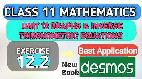 Class 11 | Unit 12.2 Graphs of Trigonometric Inverse Trigonometric Equations | Karachi Board