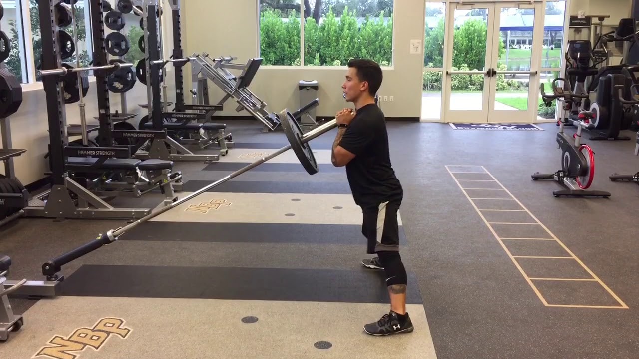 Landmine Lateral Squat - YouTube