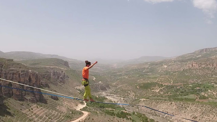 World's New Longest Slackline Record