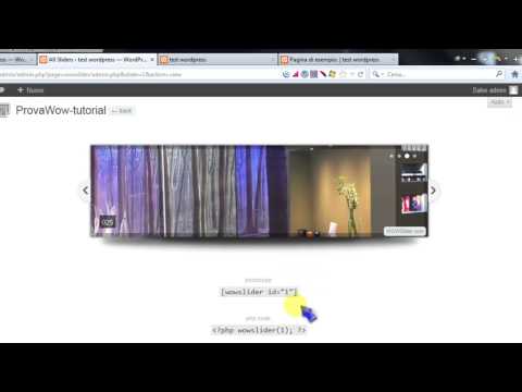 How to add images in wow slider in wordpress