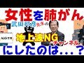 武田邦彦　女性を肺がんにしたのは...?　女性の喫煙率は減りも増えてないのに、肺がんでなくなる人はどんどん増え ガンのトップになりました。