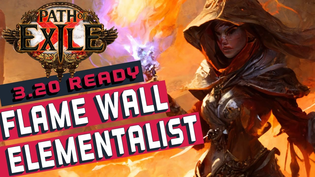 [3.20]Flame Wall Elementalist Path of Exile Build Guide - YouTube