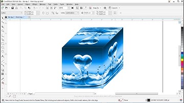 Corel Draw | Vẽ Hình hộp chèn ảnh vào