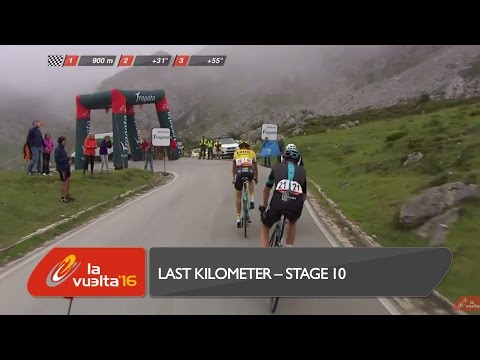 Last kilometer / Ultimo kilómetro - Etapa 10 - La Vuelta a España 2016