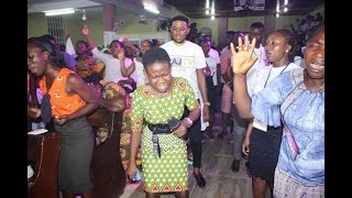 Holy spirit working @ sunyani with Odehyieba Priscilla eng sub