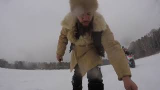 зимние квадромотопокатушки на льду Сухой реки-3