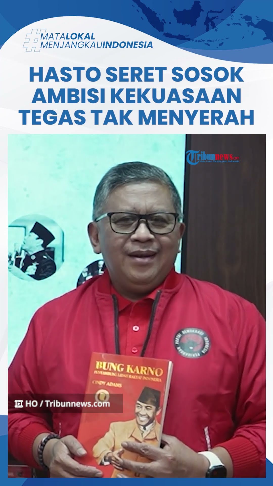 Hasto Bahas Sosok yang Punya Ambisi Kekuasaan: Tuduh Penegak Hukum Dipakai untuk Mengintimidasi
