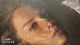 Artist Recreates Lifelike Portraits Of Celebrities With Paint