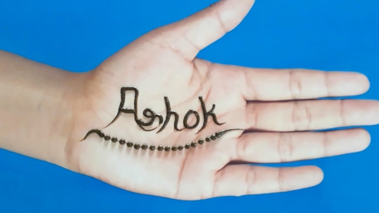 Ashok Tattoo Design Ashok Beautiful Name Ashok Name Ashok Status A Tattoo Ashok Tattoo Ashok Youtube