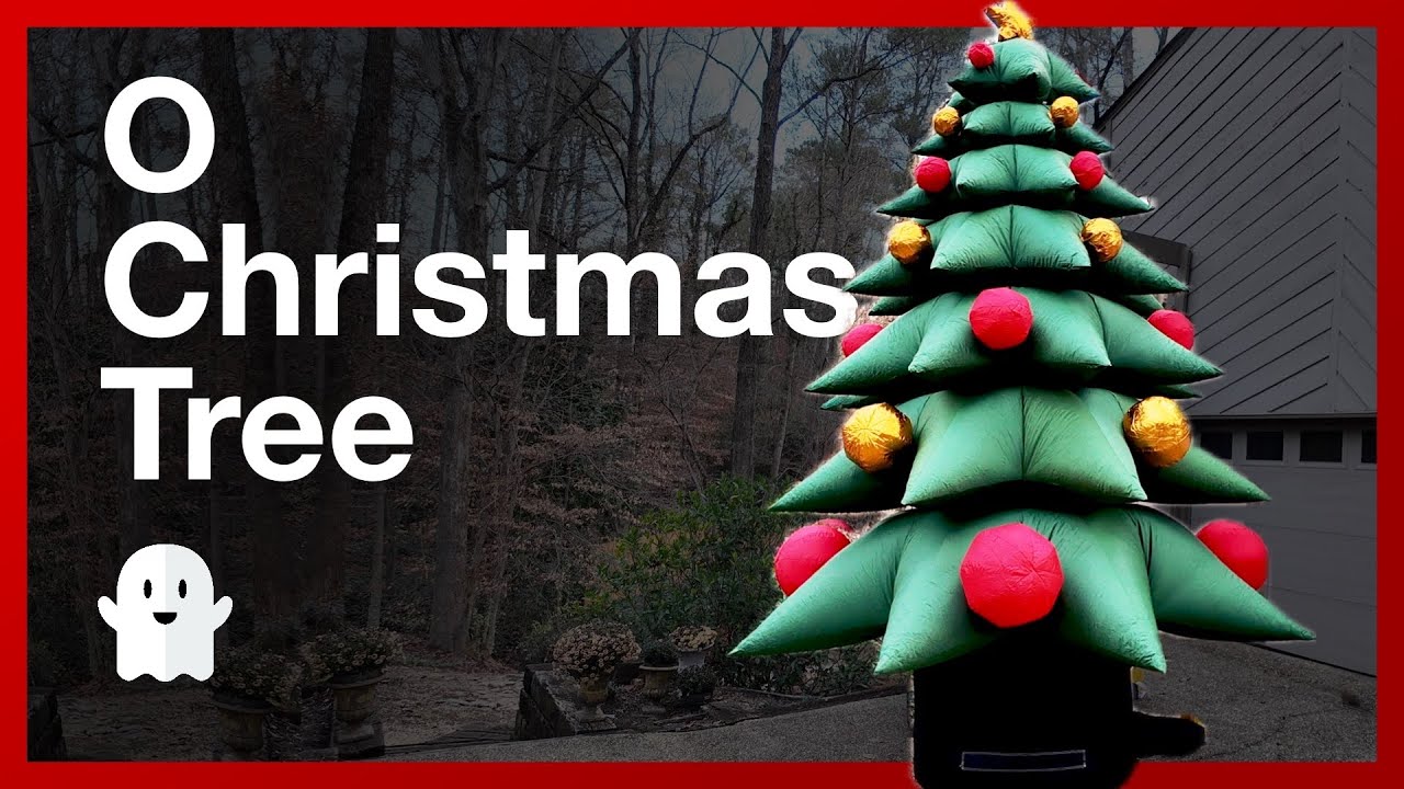 $600 13' Color Changing Christmas Tree Inflatable from Ozis.