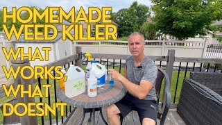 HomeMade Weed Killer  DIY Weed Killer  Before and After