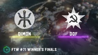 Dimon(E) vs DDF(S)  FTW #71 Winner's Finals  Red Alert 3