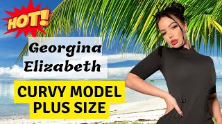 Georgina Elizabeth Wiki Biography, Age, Weight, Relationship || Curvy Model Plus Size || Bbw Model
