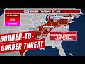 Severe Weather Threatens 100M+ From Texas To Maine In Final Chapter Of Multiday Threat