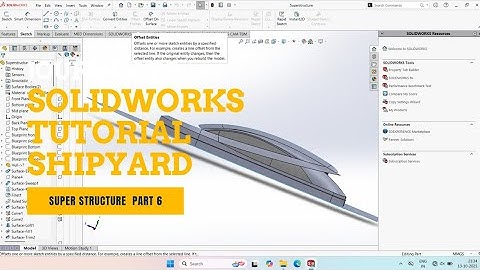 SolidWorks Ship Design: Superstructure Modeling (Part 6) - Professional and clear.#3dmodeling 