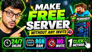Is THIS The New Best Free 24/7 Minecraft Server Host Create a 24/7 Free Minecraft Server🟢