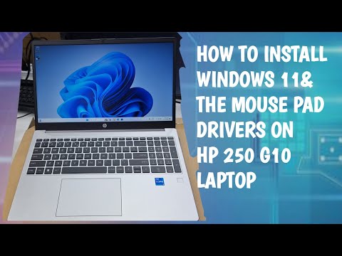 Install windows and touchpad driver in HP Laptop 250 G10 by NPRS Tech and Vlogs