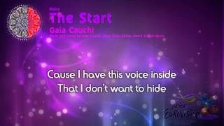 Gaia Cauchi - "The Start" (Malta) - [Karaoke version]