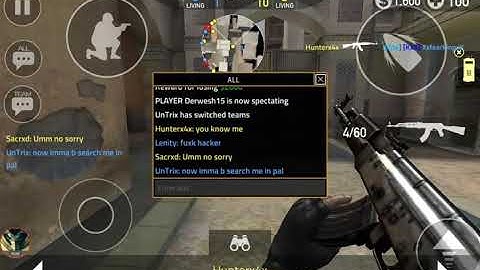 Hunter is hacking in Forward Assault Moderators please ban him