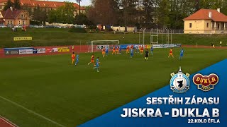 SESTŘIH | TJ Jiskra Domažlice - FK Dukla Praha B - 13.4.2024