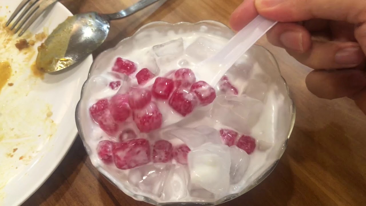 Red Ruby Dessert at West Coz Cafe Singapore YouTube