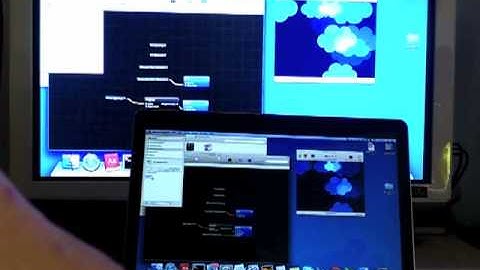 Comparison of AirPlay Mirroring. Quartz Composer case.