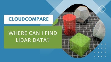 Where can I find LiDAR data? open it in CloudCompare