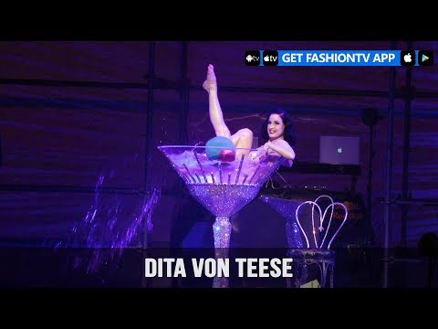 New York Spring/Summer 2018 - Dita Von Teese at Philipp Plein Show | FashionTV