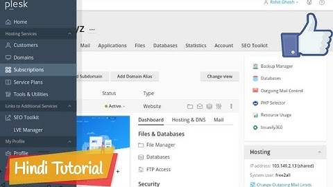 How To Install WordPress Using #Plesk Panel - Hindi Tutorial 2020