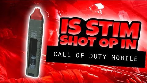 How i use stim shot on call of duty mobile!