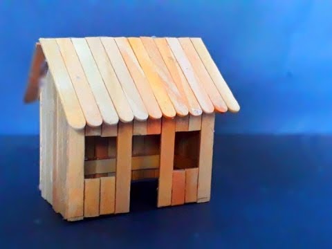 Gambar Miniatur Rumah Dari Stik  Es  Krim  Mudah Sekitar Rumah