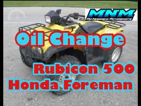 Video: Hoeveel olie neem 'n Honda Rubicon?