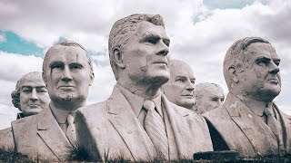 Giant Abandoned Presidents' Heads in Virginia