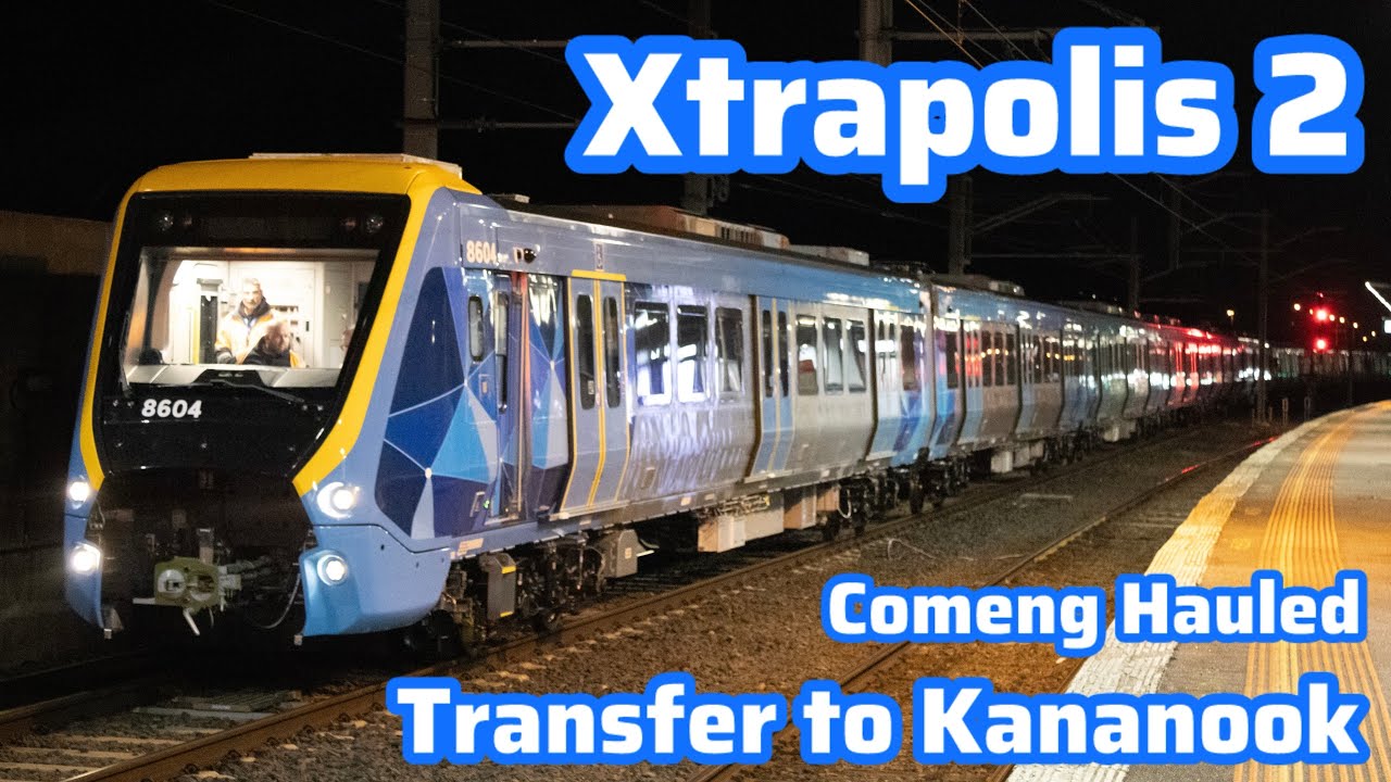 First & Last Xtrapolis 2 to go through the old Mordialloc station! Xtrapolis 2 transfer to Kananook