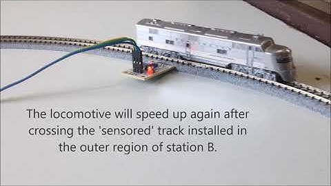 Simple Automated Point to Point Model Railway Layout | Arduino Based
