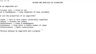 2  Algorithm and Its Properties | Computer Science | English