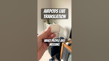 AirPods live translation (what people are missing) #smartphone #apple #airpods #music #tech