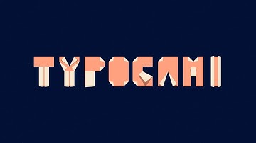 Typogami Animated Typeface Promo