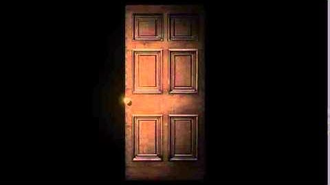 Door opening animation with sound (From Resident Evil) / Animazione apertura porta