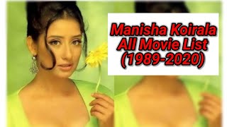 Manisha Koirala All Movie List Manisha Koirala 1989-2023