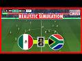 Mexico vs South Africa | FIFA World Cup 2026 | Realistic Simulation | eFootball PES 2021