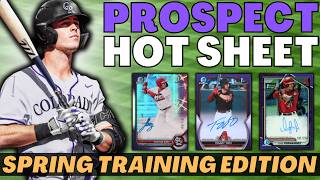 2026 MLB Spring Training Prospect Hot Sheet | Bowman Chrome Baseball Cards