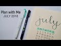 MINIMALIST PLAN WITH ME JULY | Maiden Manila