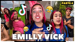 Os TIKTOK Mais HILÁRIOS  e ENGRAÇADO da EMILLY VICK (@emillyvickof) - TENTE NÂO RIR 😂 - PARTE 4