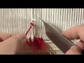 Carpet on a Rigid Heddle loom - making knots