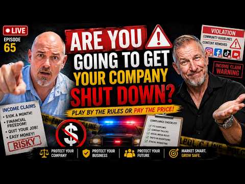 Are YOU Going to Get Your MLM Company SHUT DOWN?! 😳 (LIVE Ep. 65)